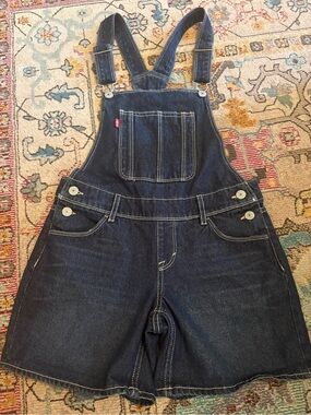Levi's Girls Boyfriend Shortall Indigo Blue Denim